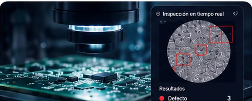 Real-time inspection with computer vision and a results panel per unit